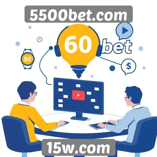 Interatividade e suporte ao cliente no 5500bet.com